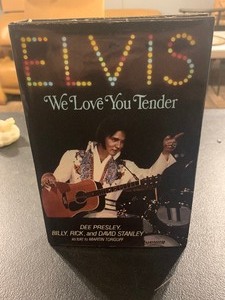 lot 291 image: $$ ELVIS PRESLEY WE LOVE YOU TENDER  FIRST PRINTING HARDCOVER  DEE PRESLEY & THE STANLEY BROTHERS $$