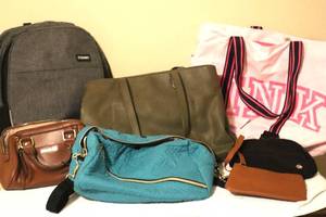 lot 61 image: New Pink Tote Bag, Madden Handbag, Backpack plus others - (MBR)