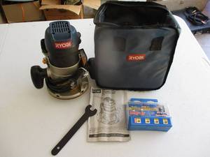 lot 155 image: Ryboi Router with Attachments. working condition. (GAR)