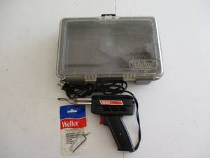 lot 156 image: Soldering Gun with Attachments , working condition. (GAR)