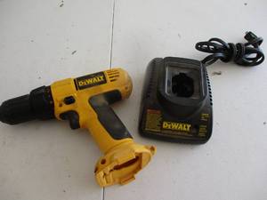 lot 165 image: DeWalt Drill - no battery. (GAR)