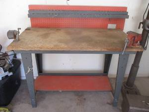 lot 192 image: Work Bench - 45T x 48W x 24D (GAR)
