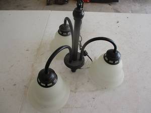 lot 241 image: Hanging Light Fixture (GAR)
