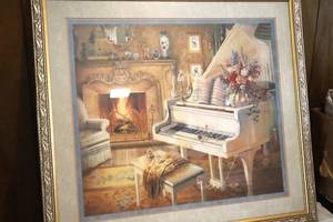 lot 141 image: Home Interiors Wall Hanging - 32 x 29. (LR)