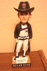 lot 287 image: Texas Rangers Nolan Ryan (up)