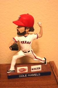 lot 291 image: Texas Rangers Bobble Head (up)