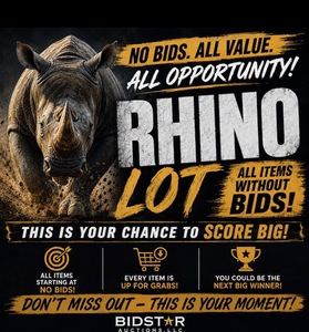 lot 347 image: RHINO LOT - WIN ALL ITEMS WITH NO BIDS