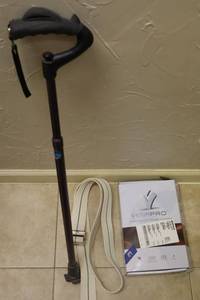 lot 89 image: Venopro portable medical compression device with cane and lift belt