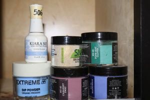 lot 105 image: Nail dip powder and gel polish