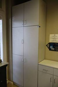 lot 80 image: LARGE TALL storage cabinet (not contents)