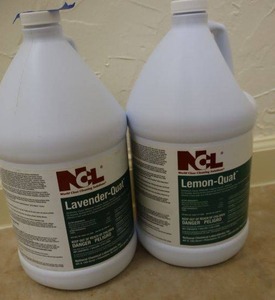 lot 114 image: Sanitizing cleaner in lavender and lemon scents