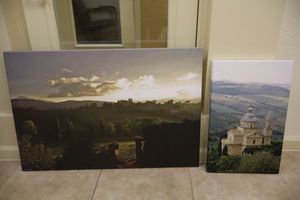 lot 125 image: Canvas print wall art