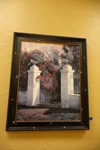 lot 134 image: Framed wall art