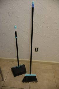 lot 142 image: Broom and dustpan set