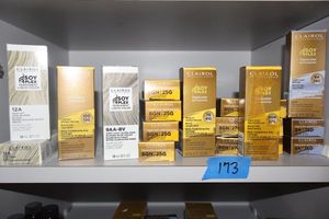 lot 173 image: Salon permanent hair dyes