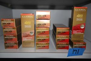lot 171 image: Salon permanent hair dyes