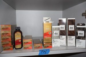 lot 174 image: Salon permanent hair dyes