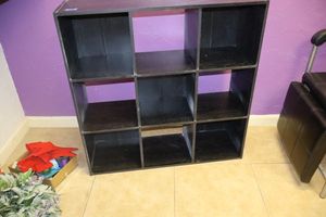 lot 180 image: 9 cube storage cabinet