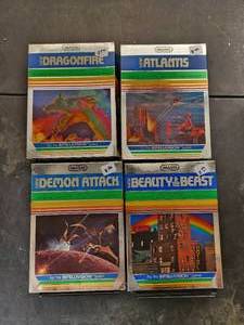 lot 55 image: Selection of 4 vintage Imagic game cartridges for Intellivision