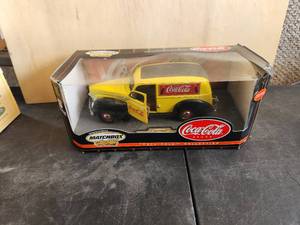 lot 24 image: Coke Brand Matchbox collectibles 1946 Dodge Power Wagon
