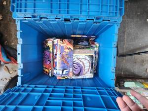 lot 177 image: Bin with a selection of comics
