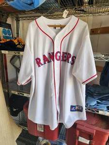 lot 162 image: Texas Rangers baseball Jersey