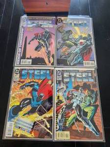 lot 112 image: Selection of DC Comics - Steel 1-4