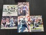 Selection of 5 Dallas Cowboy autographed 8x10 photos - at least 1 has a C.O.A