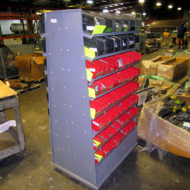 lot 69 image: Mobil Storage Shelving Unit With No Contents