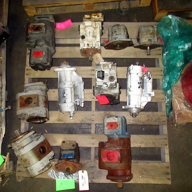 lot 168 image: Assorted Parts Pumps Starters Used In The Oil & Gas Business