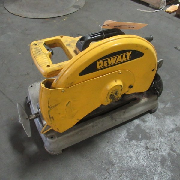 lot 274 image: DEWALT Chop Saw w Quick-Change System D28715