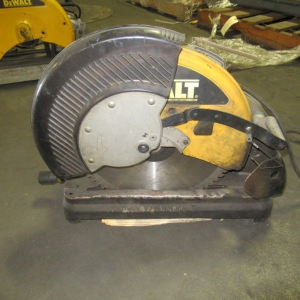 lot 275 image: DEWALT DW872 Metal Multi-Cutter Corded Chop Saw