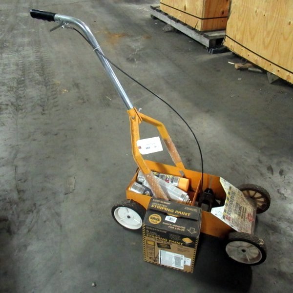 lot 281 image: Rust-Oleum Paint Striping Machine