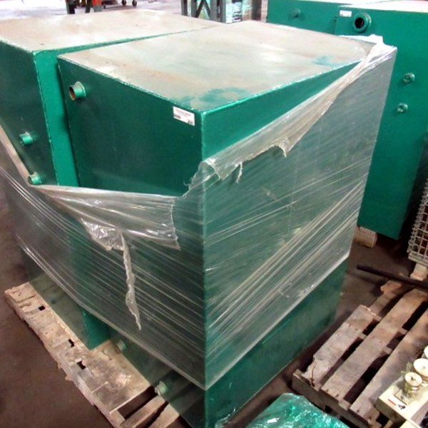 lot 300 image: Never Used Heavy Duty Industrial Hydraulic Reservoir Tank 32 X 24 X 48 12 150 Gallon Capacity