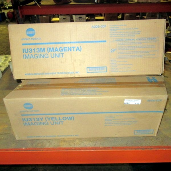 lot 413 image: Konica Minolta IU313M And IU313Y Imaging Units