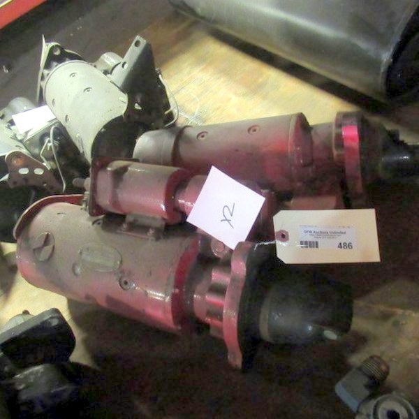 lot 486 image: Diesel Motor Starters