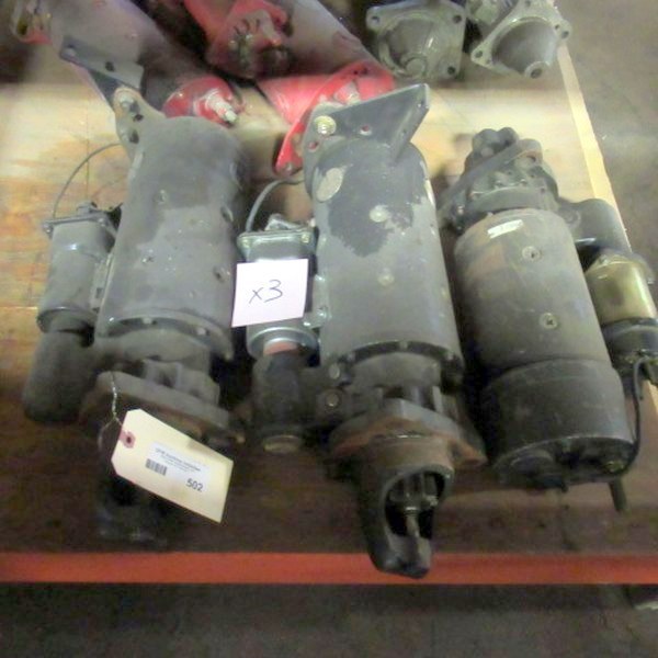 lot 502 image: Diesel Motor Starters