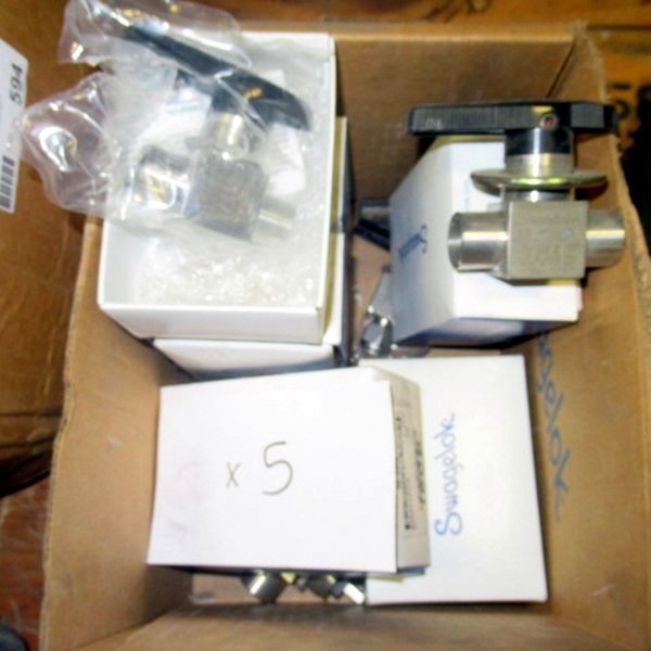 lot 593 image: Swagelock Valve SS-44F6