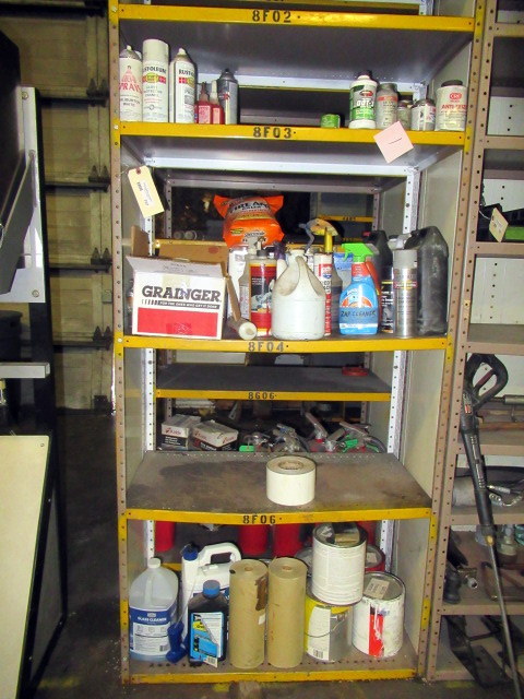 lot 707 image: All Contents On Shelves But Shelving Unit Is Not Included