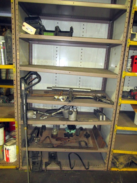lot 708 image: All Contents On Shelves But Shelving Unit Is Not Included