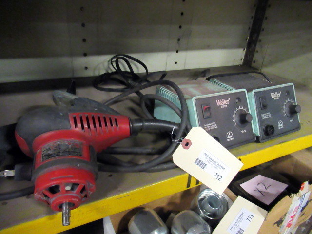 lot 712 image: Weller Soldering Irons And Power Tool