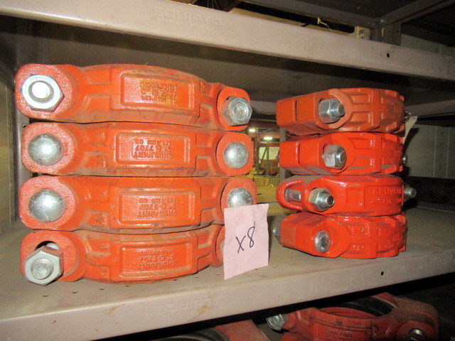 lot 738 image: Gruvlok Pipe Couplings