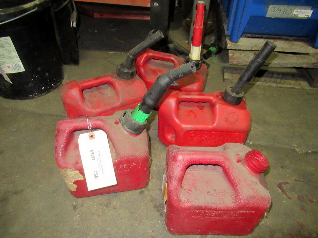 lot 780 image: Gas Cans