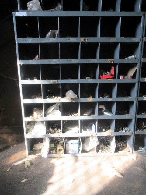 lot 801 image: Cabinet With All Contents Of Industrial High Grade Hardware
