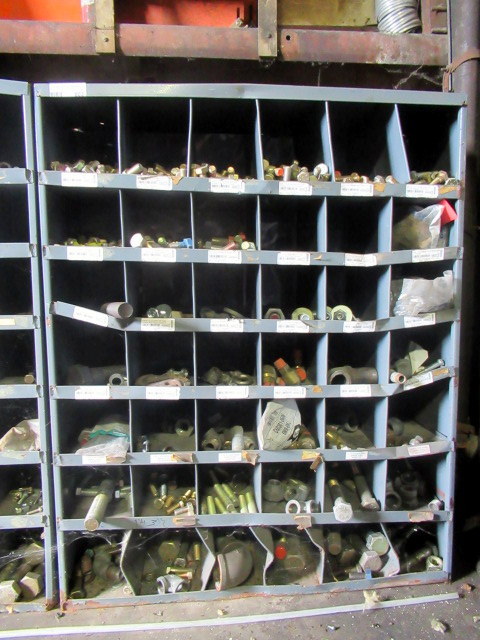 lot 803 image: Cabinet With All Contents Of Industrial High Grade Hardware