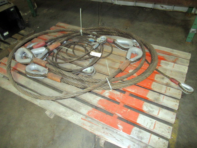 lot 866 image: Lot Of Industrial Hoisting Cables