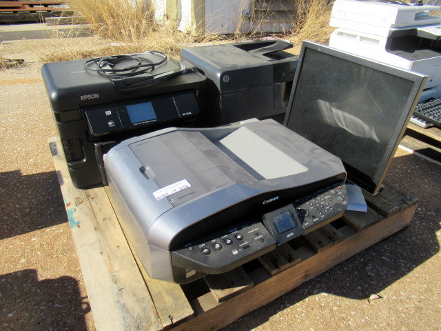 lot 878 image: Office Equipment Towers Monitors Printers
