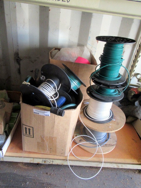 lot 988 image: Spools Of Wire