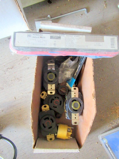 lot 1001 image: Box Of Electrical Parts
