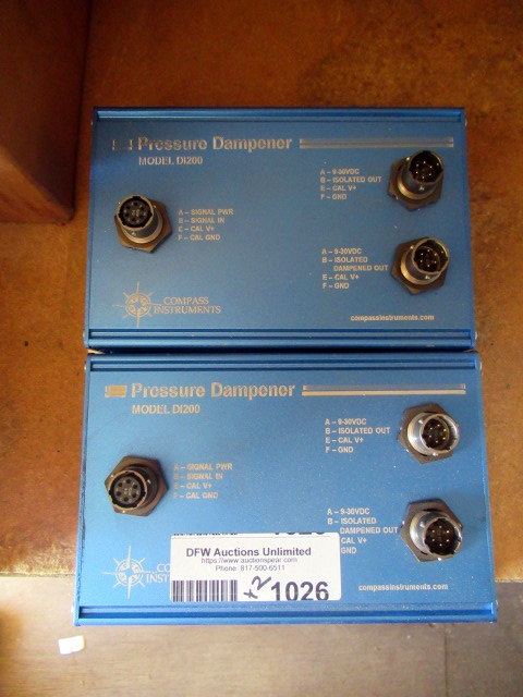 lot 1026 image: Pressure Dampeners D1200